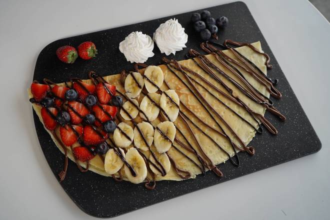 Crêpe aux fruits et chocolat Sweemory